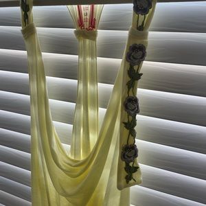 Free People yellow cover up - size large